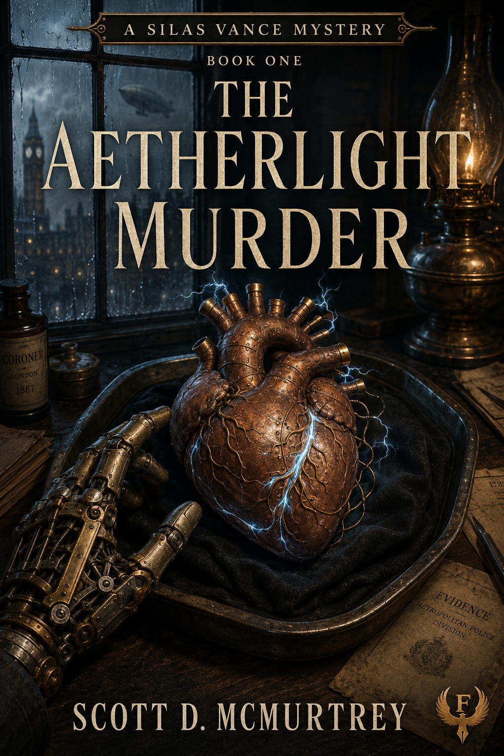 The Aetherlight Murder: A Silas Vance Mystery book cover