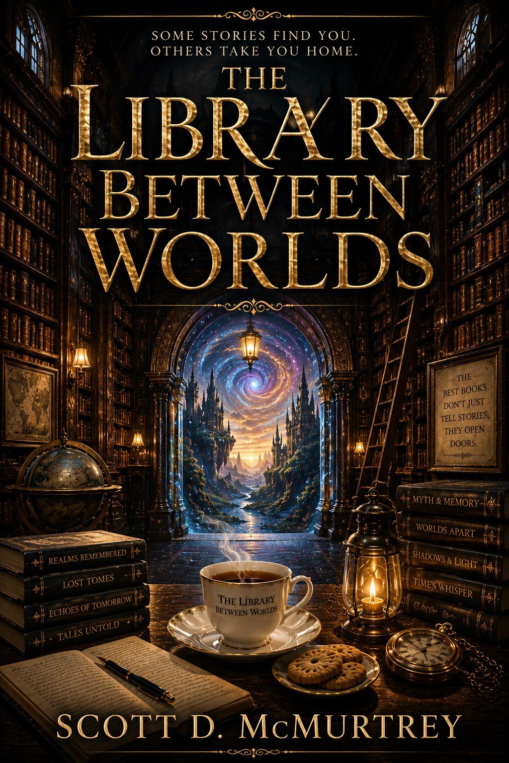 The Library Between Worlds book cover